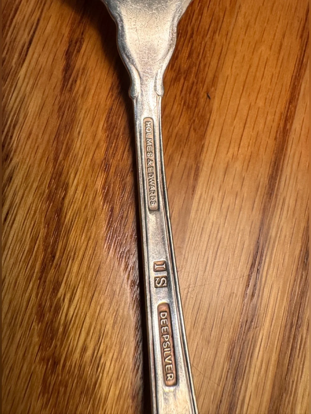 Vintage Holmes & Edwards Danish Princess Silver Plate Serving  Spoon Cottagecore